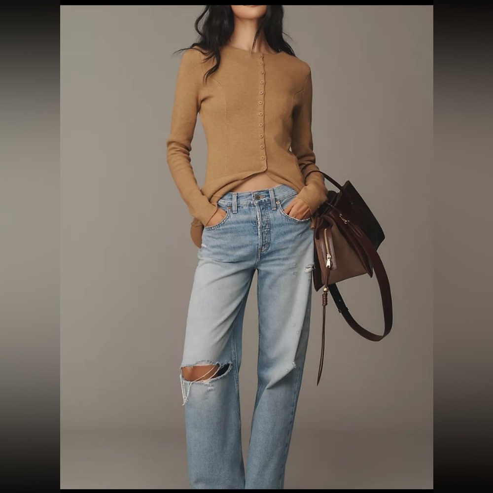 Anthropologie Aligne Dolpne Waisted Cardigan Sweater. - Picture 2 of 6